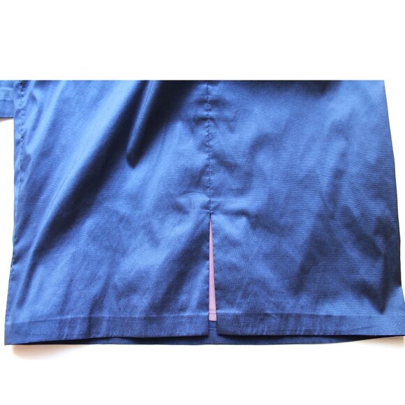 Talbot Runhof Komoe3 Cocktail Dress / Size 88 / Size 38 / Navy Blue Gathered - Picture 9 of 12